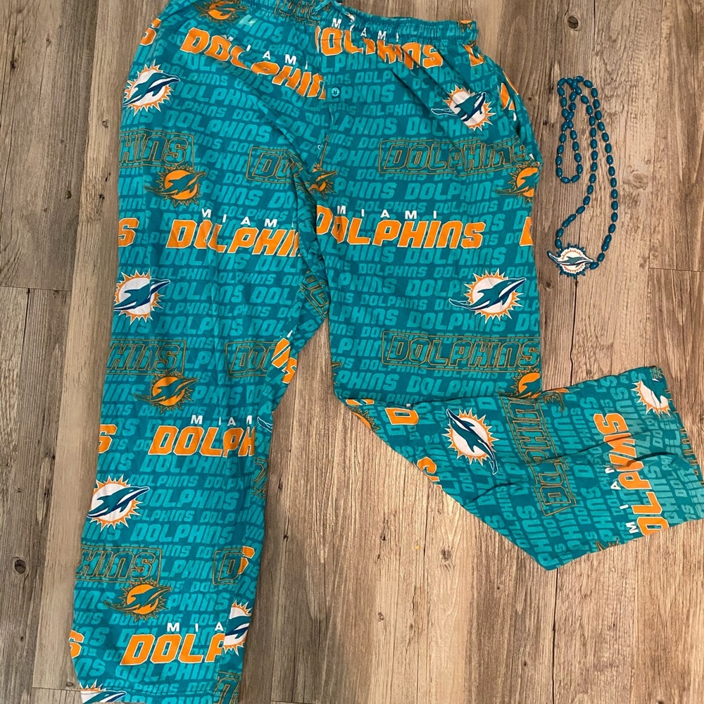 Miami Dolphins PJ Pants Men’s Sz L